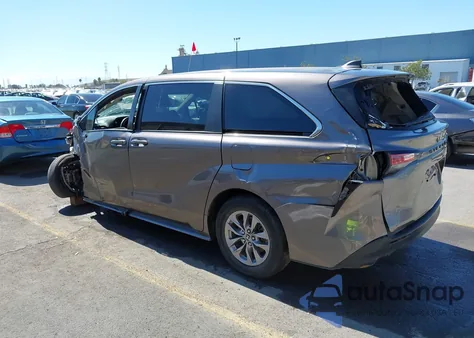2022 Toyota Sienna Le из США, поврежденный, VIN 5TDKRKEC3NS097101